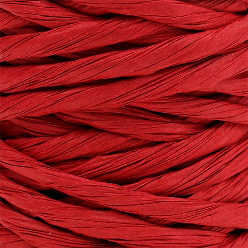 Itens Cordão de papel 6mm 23m vermelho