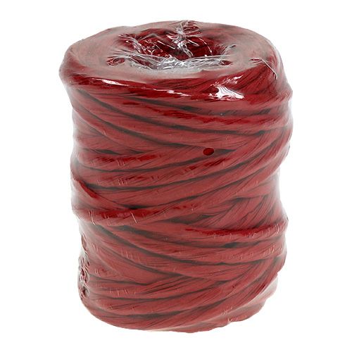 Itens Cordão de papel 6mm 23m vermelho