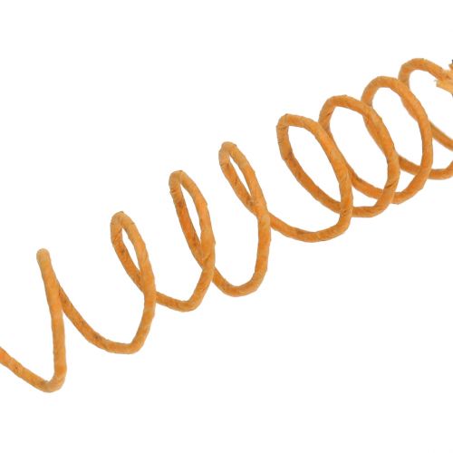 Floristik24 Fio de papel enrolado Ø0,8mm 22m Laranja