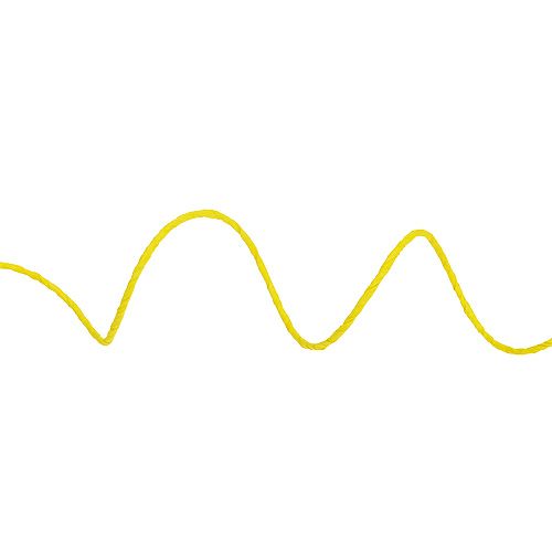 Fio de cabo de papel enrolado Ø2mm 100m Amarelo
