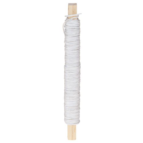 Itens Fio de papel enrolado Ø0,8mm 22m branco