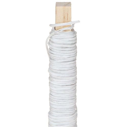 Itens Fio de papel enrolado Ø0,8mm 22m branco