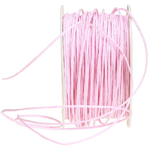 Itens Fio de papel enrolado Ø2mm 100m rosa