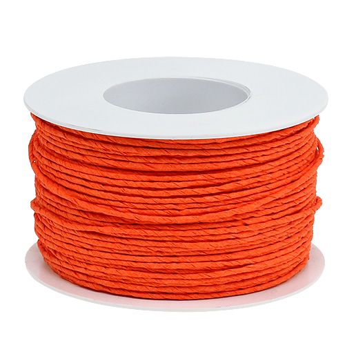 Itens Fio de cabo de papel enrolado Ø2mm 100m laranja
