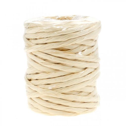Itens Cordão de papel 6mm 23m natural