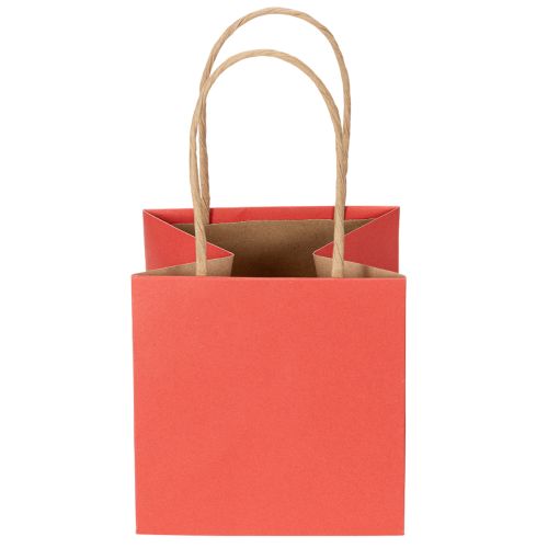 Sacola de presente de papel com estampa de fita, 12 cm, pacote com 8 unidades | Floristik24.pt