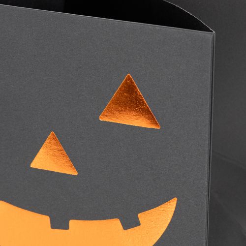 Vaso de papel em formato de abóbora para decoração de Halloween, 10 cm, 6 peças | Floristik24.pt