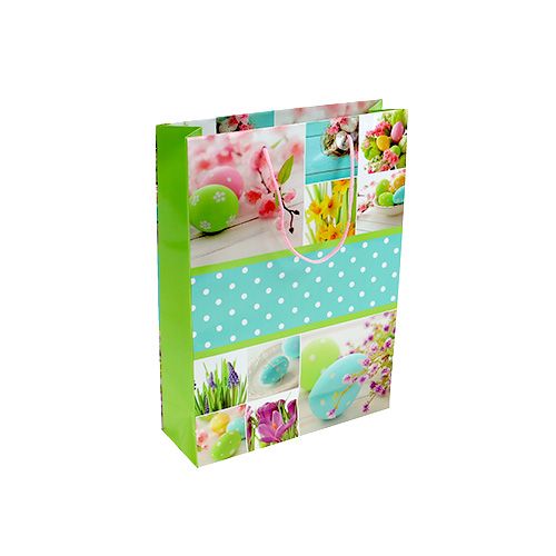 Floristik24 Saco de papel de Páscoa 12cm x19cm 1p