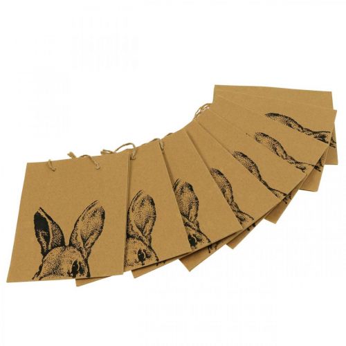 Itens Saco de presente Saco de papel de Páscoa coelhinho castanho 12×6×15cm 8 un