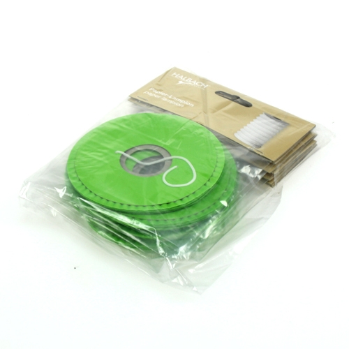 Floristik24 Lanterna de papel verde 10cm Alt.13cm 8pcs