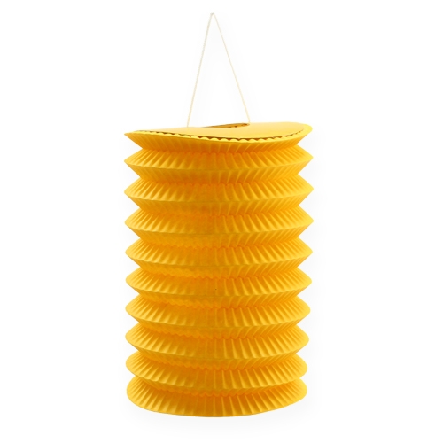 Floristik24 Trem Lanterna Amarelo Ø10cm H13cm 8pcs
