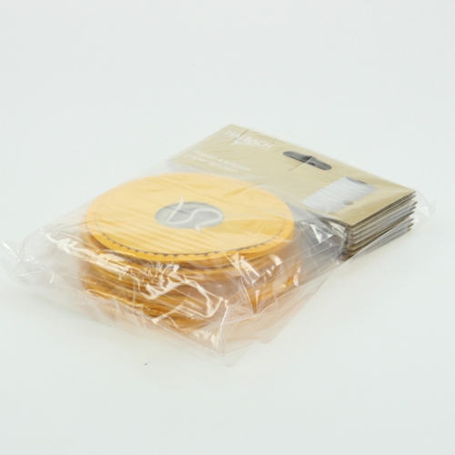 Floristik24 Trem Lanterna Amarelo Ø10cm H13cm 8pcs