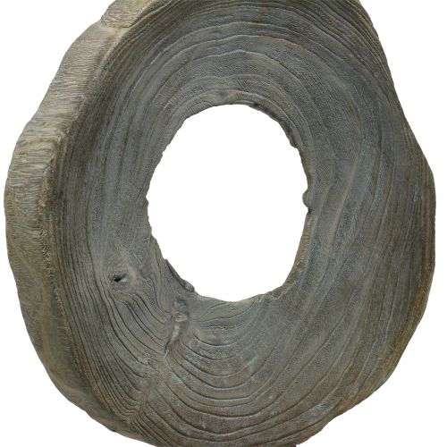Floristik24 Escultura decorativa em madeira paulownia, cinza lavado Alt.60cm