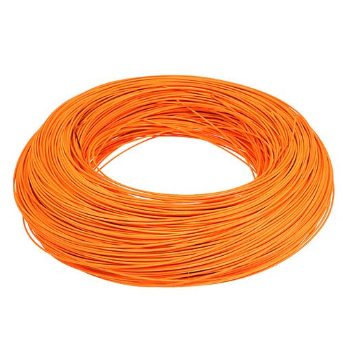 Floristik24 Cana de vime laranja claro Ø 1,3 mm 250g