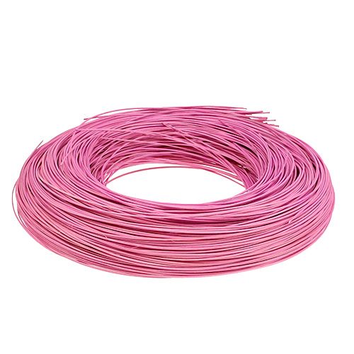 Floristik24 Cana de vime rosa claro Ø 1,3 mm 250g