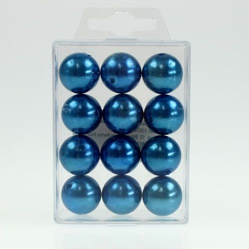 Itens Contas decorativas Ø2cm azuis 12 un