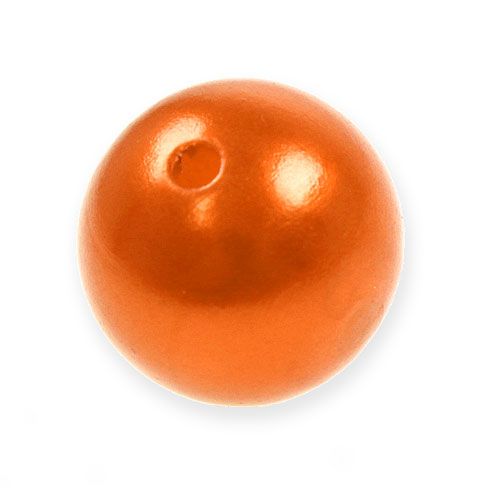 Itens Contas decorativas Ø2cm laranja 12p