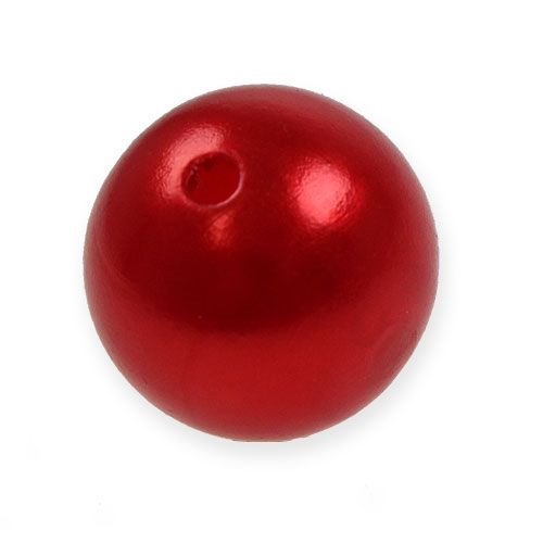 Itens Contas decorativas Ø2cm vermelhas 12 un