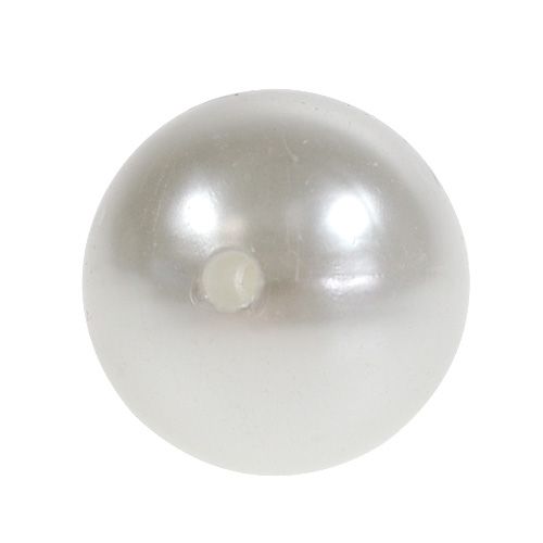 Floristik24 Pérolas brancas Ø20mm 200g 50pcs