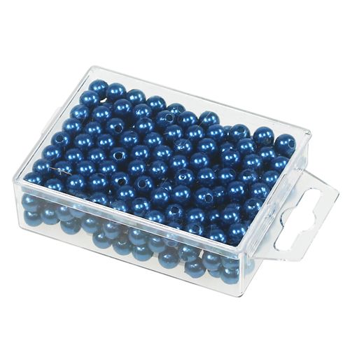 Itens Contas decorativas Ø8mm azuis 250 un