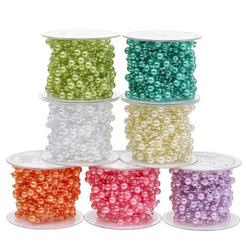 Fita de pérola 6mm 15m