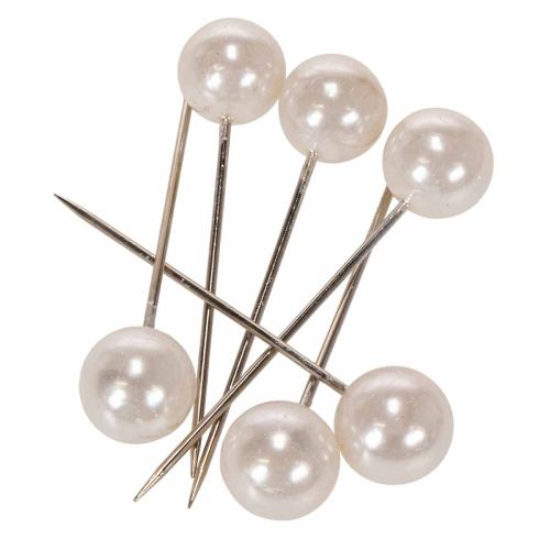 Itens Alfinetes de cabeça de pérola champanhe Ø20mm 90mm