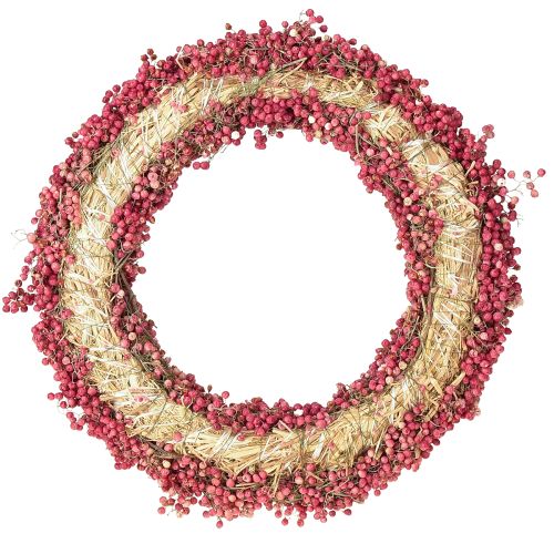 Itens Coroa de pimentas coroa de bagas de pimenta rosa coroa seca Ø30cm