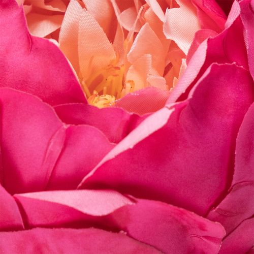 Itens Flor de peônia artificial para decoração de interiores elegante, 58 cm