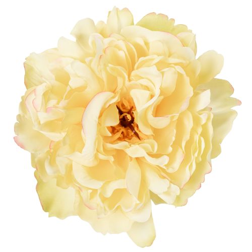 Itens Peônia artificial com flor grande para decoração de interiores com estilo floral atemporal, 60 cm, conjunto de 3 peças.