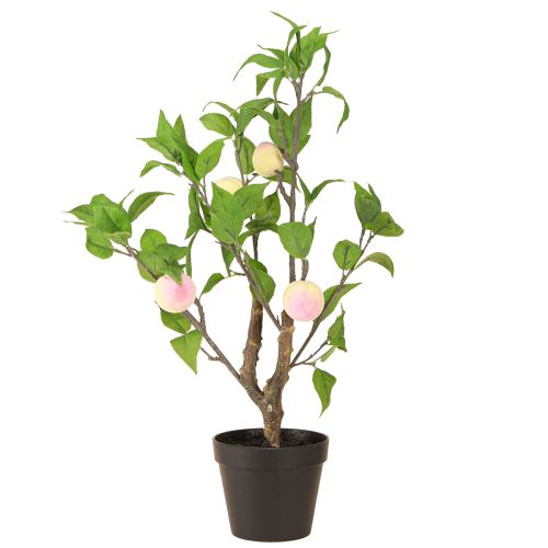 Itens Pessegueiro em vaso com 4 frutos Artificial H53cm