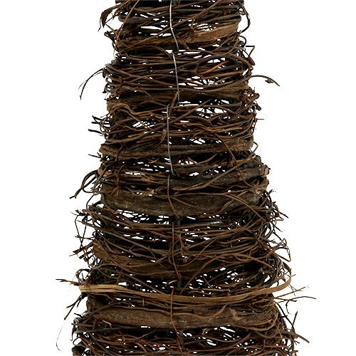 Floristik24 Cones para plantas conjunto natural de 3 40x10/60x15/80x20cm