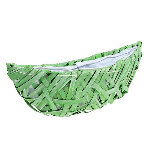 Floristik24 Plant shuttle green 37cm x 13cm H13,5cm