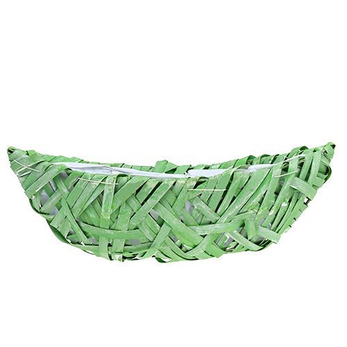 Floristik24 Plant shuttle green 37cm x 13cm H13,5cm