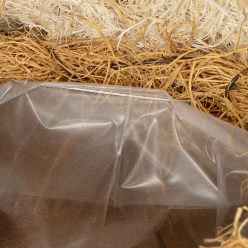 Itens Estatueta de abelha feita de materiais naturais com um design fofo para quartos infantis, 24 cm, 2 peças