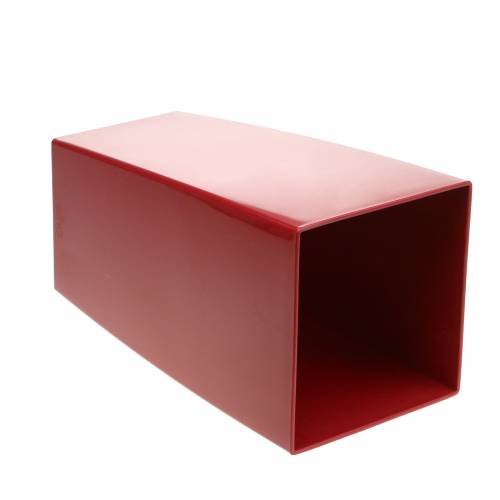 Floristik24 Vaso para plantas vermelho Milano Diamond 11l 20cm