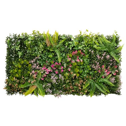 Parede vegetal artificial vertical de 100 x 55 cm comprar | Floristik24.pt