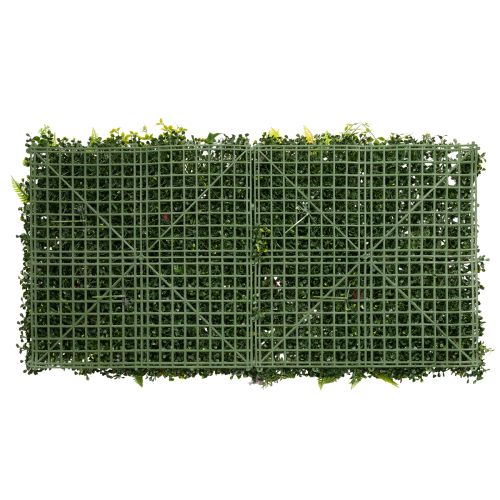 Parede vegetal artificial vertical de 100 x 55 cm | Floristik24.pt