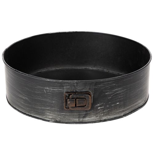 Itens Vaso de plantas, forma decorativa para assar, forma de fundo removível para plantio, decoração em metal Ø24cm A7,5cm