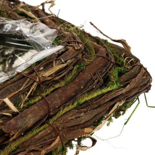 Floristik24 Almofada de planta para sepultura 16,5 cm x 29 cm 1 peça