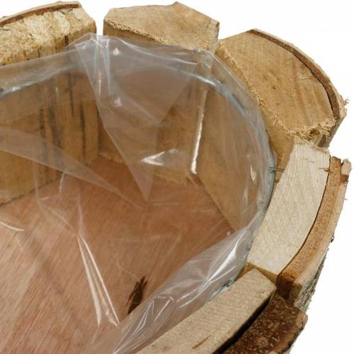 Itens Vaso, tigela de madeira em forma de coração, vaso de madeira de bétula, tigela de coração 27 × 28cm