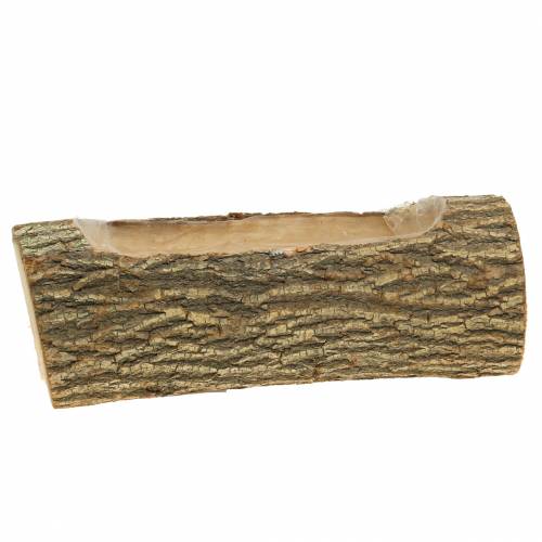 Plantador de madeira de olmo 29cm x 11cm H10cm