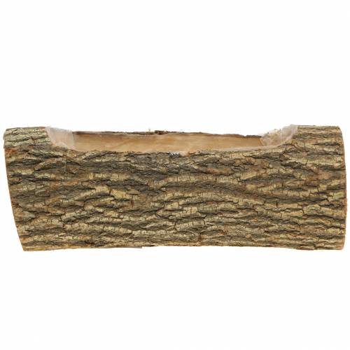 Floristik24 Plantador de madeira de olmo 29cm x 11cm H10cm