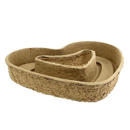 Floristik24 Coração de planta de 45 cm abertamente compostável