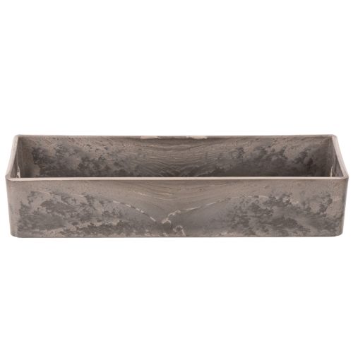Bandeja retangular compacta, versátil para decoração e plantio, 23 cm | Floristik24.pt