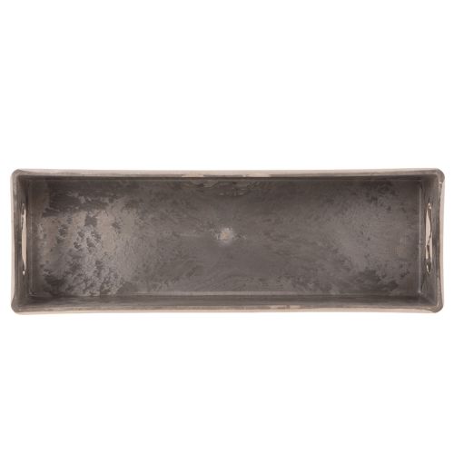 Bandeja retangular compacta, versátil para decoração e plantio, 23 cm | Floristik24.pt