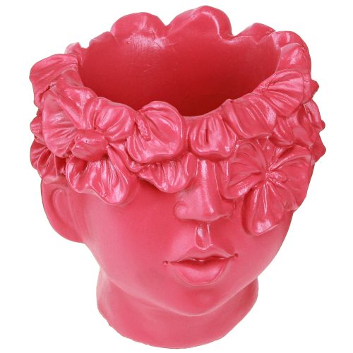 Itens Cabeça de planta Busto de poliresina Plantador Rosa 13,5×13×14cm