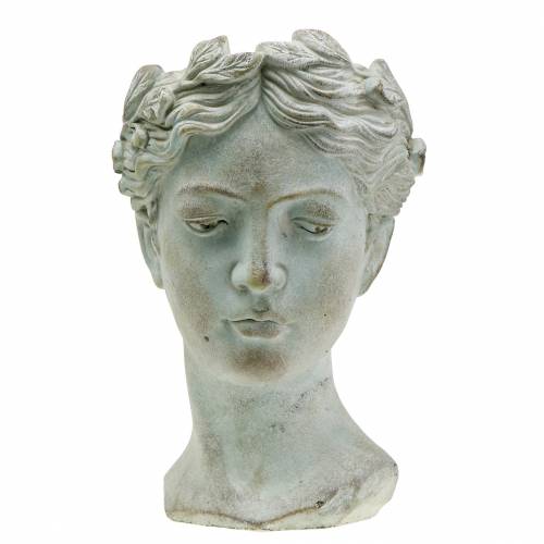 Floristik24 Pedra do busto da cabeça fundida Alt.35,5 cm