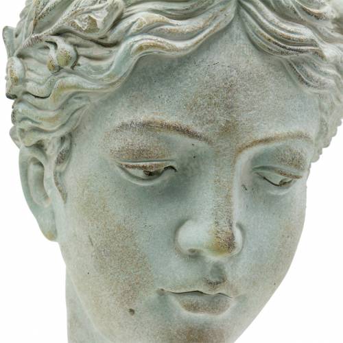 Floristik24 Pedra do busto da cabeça fundida Alt.35,5 cm