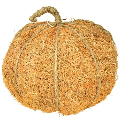 Itens Cesta de plantas abóbora com folha de alumínio decoração de outono laranja Ø18cm H15cm