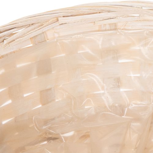 Itens Cesto trançado como elegante decoração floral para a sala de estar, 23 cm, conjunto de 6 peças